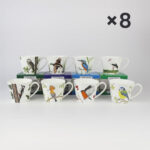 Zestaw 8 dużych porcelanowych kubków 400 ml Tukan Media
