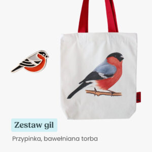 Zestaw prezentowy torba i przypinka Gil Tukan Media