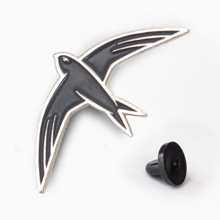 pin metalowy ptak jerzyk Tukan Media