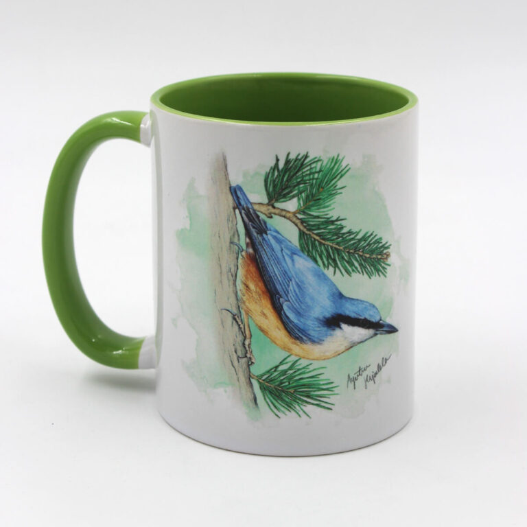 Ceramiczny kubek 330 ml kowalik Tukan Media